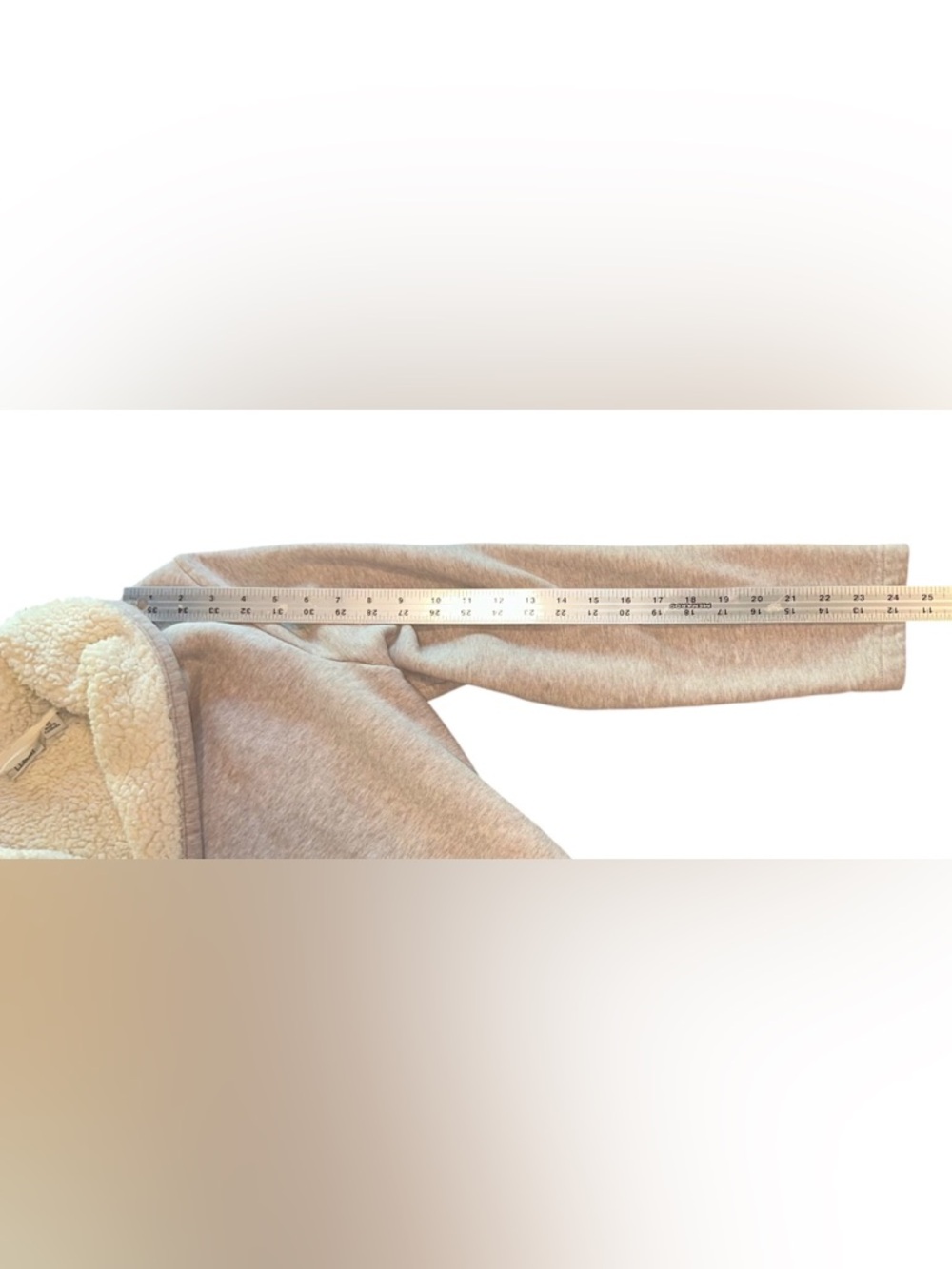 L.L. Bean Sherpa Jacket Women’s 1912 French Terry Open Cardigan Coat Cozy Sz M - Picture 8 of 9